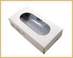 XH001 - White Gift Box with Window